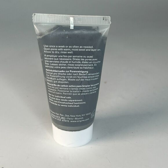 Origins Clear Improvement Charcoal Mask Clear Pores Travel 1 fl oz 30ml New - Picture 3 of 4